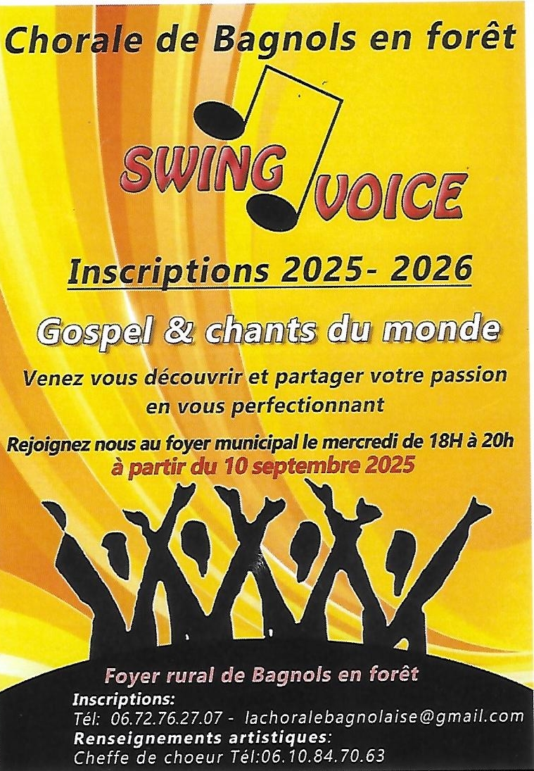 CHORALE – SAISON 2025 – 2026