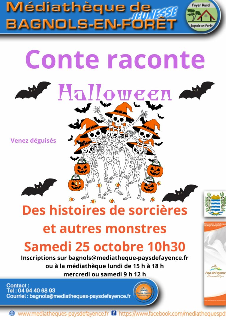 Conte Raconte Halloween- 25 octobre 2025