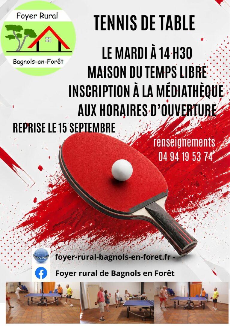 TENNIS DE TABLE