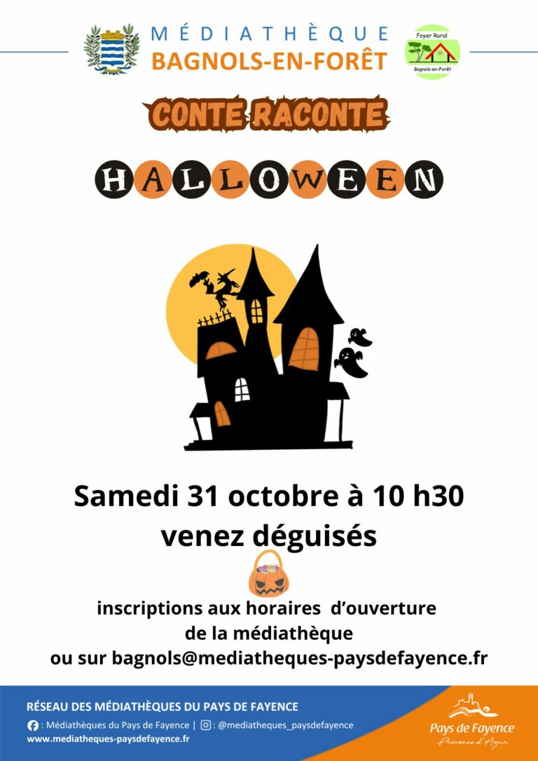 Conte raconte Halloween 31 octobre
